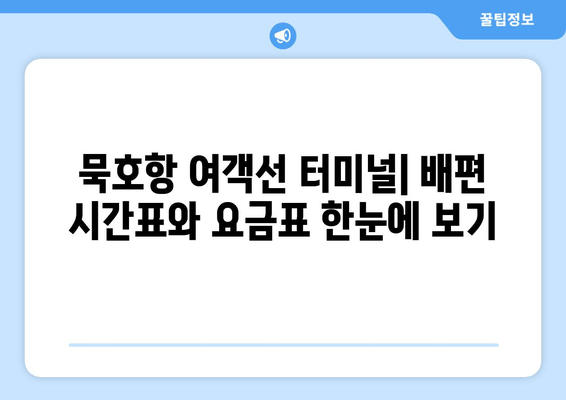 울릉도 여행 필수 정보| 묵호항 여객선 터미널 시간표, 운항 요금, 주차 요금 완벽 정리 | 울릉도 배편, 묵호항, 여객선 터미널, 시간표, 운항 요금, 주차 요금