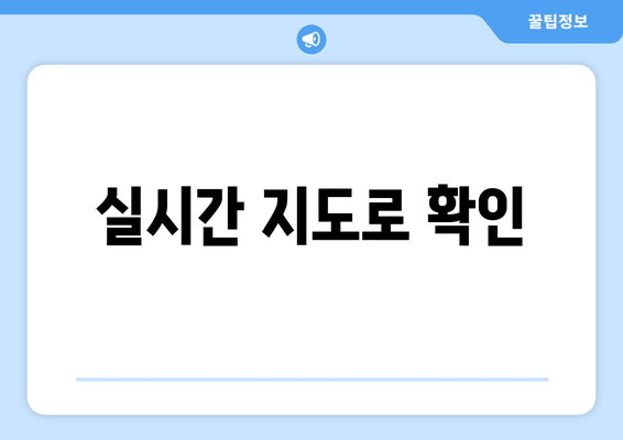 실시간 지도로 확인