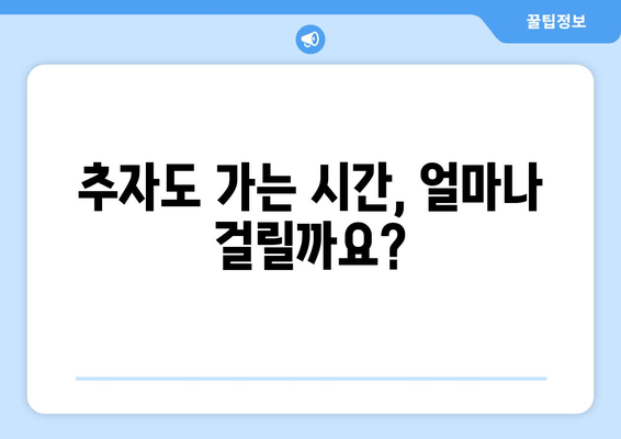 추자도 가는 시간, 얼마나 걸릴까요?