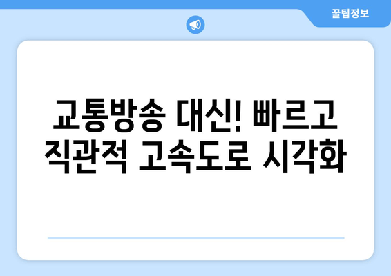 교통방송 대신! 빠르고 직관적 고속도로 시각화