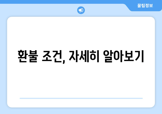 환불 조건, 자세히 알아보기