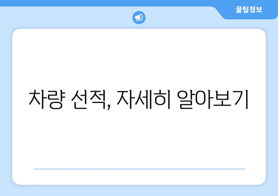 차량 선적, 자세히 알아보기
