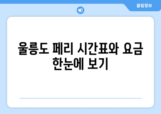 울진 후포항 - 울릉도 페리 예약 완벽 가이드| 시간표, 객실 가격, 차량 선적 비용 (스위트룸 포함) | 울릉도 여행, 배편 예약, 후포항 페리