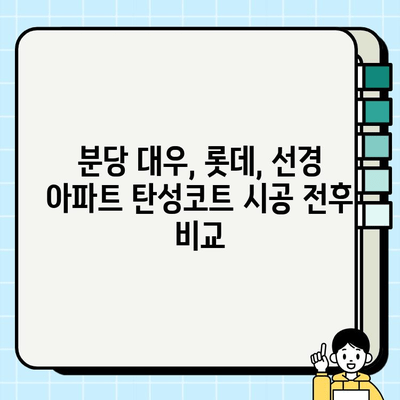 분당 대우, 롯데, 선경 아파트 탄성코트 시공 현장| 실제 시공 사례와 비용 가이드 | 탄성코트 시공, 아파트 리모델링, 분당 탄성코트