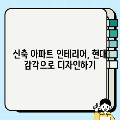 신축 아파트, 현대적인 감각으로 디자인하기| 똑똑한 인테리어 팁과 스타일 변신 가이드 | 신축 아파트 인테리어, 현대 디자인, 스타일링, 인테리어 팁