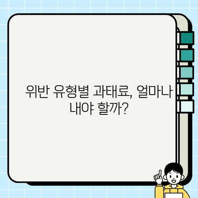 주정차 단속 시간 & 과태료 완벽 정리 | 지역별, 위반 유형별 상세 정보