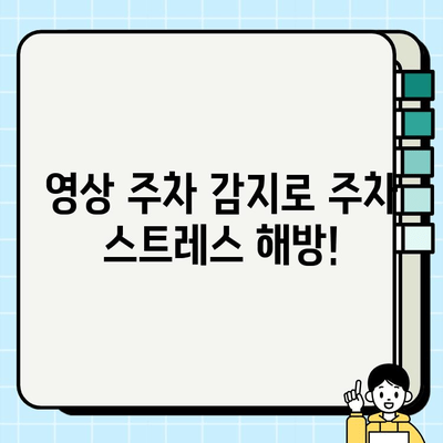 영상 주차 감지로 주정차 위반 걱정 끝! | 블로그 추천, 주차 꿀팁, 안전 주차