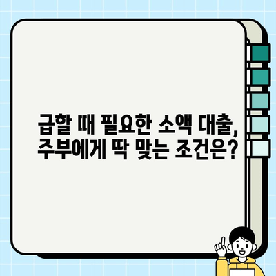 주부 대출, 소득 증빙 없이 받을 수 있을까요? | 주부대출, 무직자 대출, 소액대출, 비상금 마련