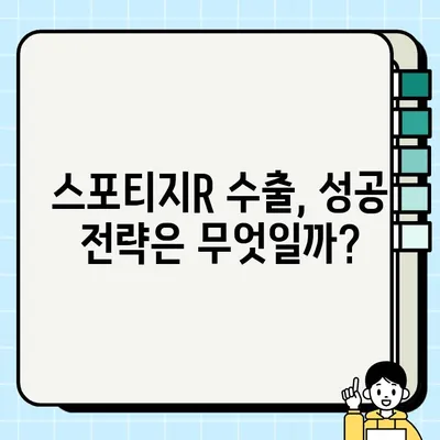 수출용 중고차 시장에서 가장 인기있는 차종은? 스포티지R의 매력 분석 | 중고차 수출, 인기 차종, 스포티지R, 수출 전략