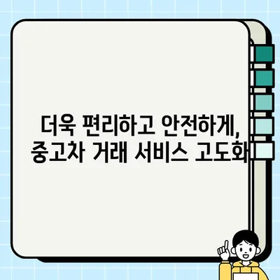 중고차 거래 서비스 혁신| 엔카닷컴과 한국도로공사의 협력 | 중고차 시장, 엔카, 한국도로공사, 서비스 고도화, 혁신