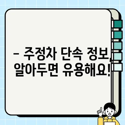 주차 위반 과태료 확인 & 주정차 단속 알림| 간편하게 확인하고 대처하세요 | 과태료 조회, 위반 사실 확인, 단속 정보