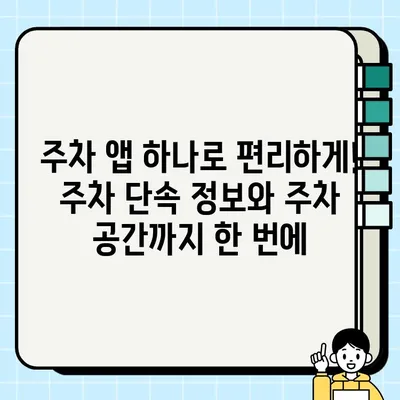 주차 딱지 걱정 끝! 주정차 단속 알림 서비스 앱 추천 | 주차 단속 알림, 주차 앱, 운전자 필수 정보