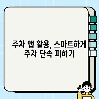 주차 단속 걱정 끝! 주차 단속 알림 서비스 활용 가이드 | 주차 앱, 스마트폰 알림, 주차 팁