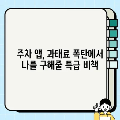 주정차 단속 알림 서비스 활용법으로 과태료 면제 받는 꿀팁 | 주차 앱, 과태료, 벌금, 주차 단속, 알림 서비스