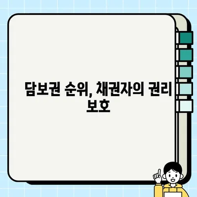 담보 우선권| 여러 담보권이 존재할 때 누가 먼저 받을까요? | 담보권 순위, 채권자, 법률 정보