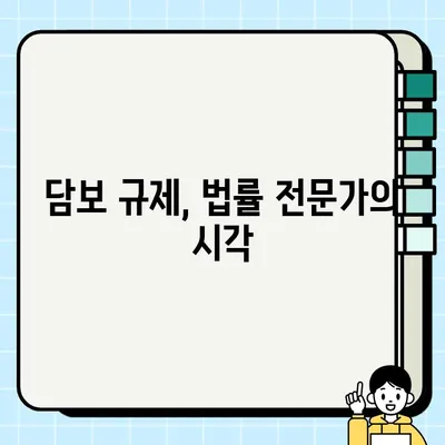 담보 규제 해석의 핵심| 전문가 인터뷰를 통해 알아보는 주요 포인트 | 담보, 규제, 금융, 법률, 전문가 인터뷰