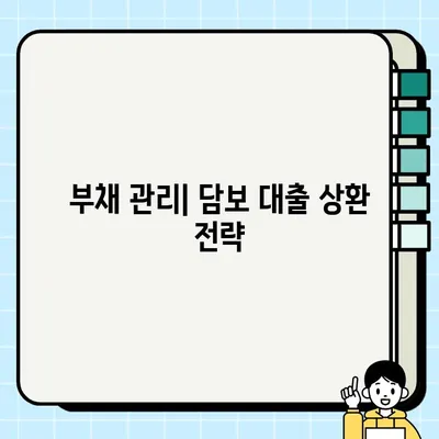 담보 대출 활용, 재무 개선 전략| 성공적인 방법과 주의 사항 | 재무 설계, 부채 관리, 대출 상환