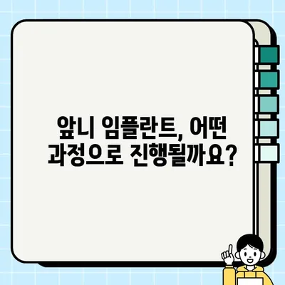 앞니 임플란트 비용 & 수술 과정 상세 가이드 | 앞니, 임플란트, 비용, 수술, 치과, 정보