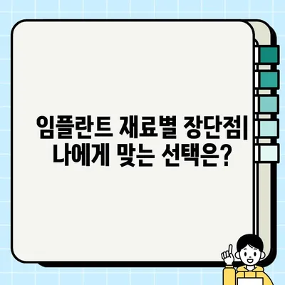 임플란트 가격 비교 가이드| 메탈, 골드, PFG, 올세라믹 | 종류별 비용, 장단점, 선택 가이드