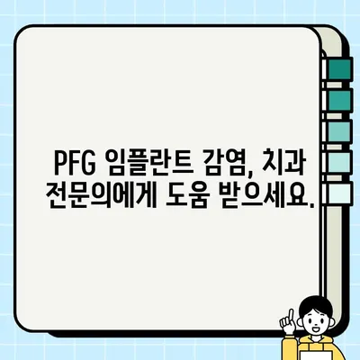 PFG 임플란트 감염 경고 신호| 주의해야 할 증상과 예방법 | 임플란트 감염, PFG 임플란트, 치과 건강