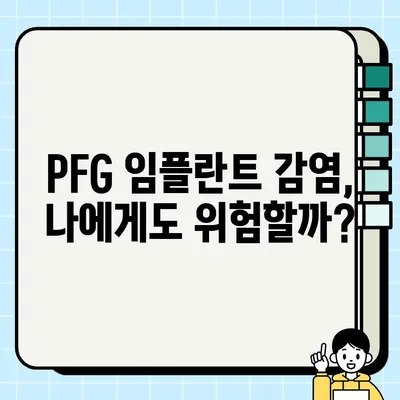 PFG 임플란트 감염 위험, 주의해야 할 사항 | 임플란트, 감염, PFG, 위험, 주의