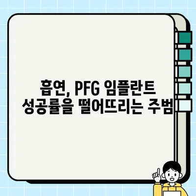 PFG 임플란트와 흡연| 흡연이 심는 위험의 그림자 | 임플란트, 흡연, 건강, 성공적인 임플란트, 위험 요소