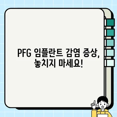 PFG 임플란트 감염 위험| 알아야 할 필수 정보 | 임플란트 감염, PFG 임플란트, 치과 수술