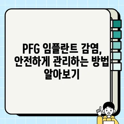 PFG 임플란트 감염 위험| 알아야 할 필수 정보 | 임플란트 감염, PFG 임플란트, 치과 수술