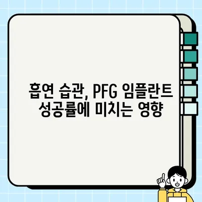 흡연자를 위한 PFG 임플란트 가이드| 주요 고려 사항 및 성공적인 치료를 위한 팁 | 임플란트, 흡연, 치료, 성공