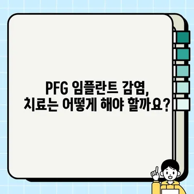 PFG 임플란트 감염 위험, 어떻게 대처해야 할까요? | 임플란트 감염, PFG 임플란트, 치료, 예방