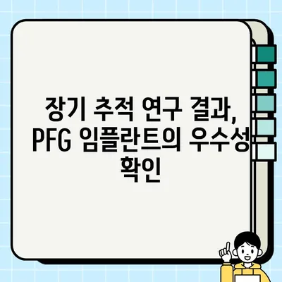 장기 추적 결과| PFG 임플란트의 임상적 성공 사례 | 임플란트, 장기 추적, 성공률, 임상 결과