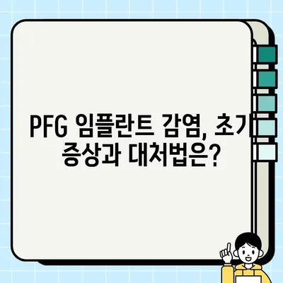 PFG 임플란트 사용자 주의| 임플란트 감염 위험, 예방 및 대처 가이드 | PFG 임플란트, 감염 위험, 예방법, 대처법, 치료