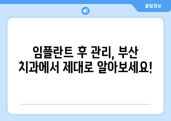 부산 임플란트 치과 선택 가이드| 성공적인 임플란트 식립을 위한 핵심 정보 | 부산, 임플란트, 치과, 선택, 정보, 가이드