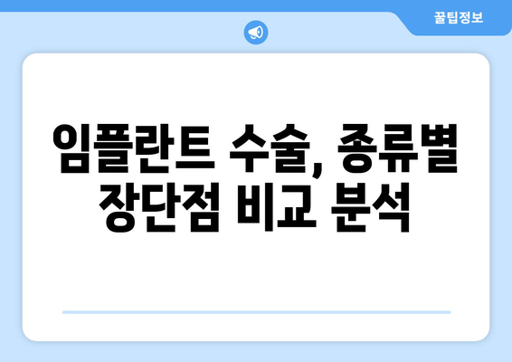 임플란트 수술, 어떤 방법이 나에게 맞을까? | 치과의사의 심층 고민 & 맞춤 솔루션